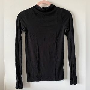 Anya Mock-Neck Long Sleeve Tee